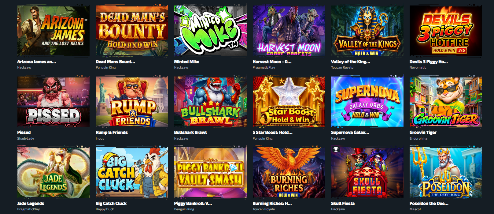 Nouveaux jeux et jeux instantanés